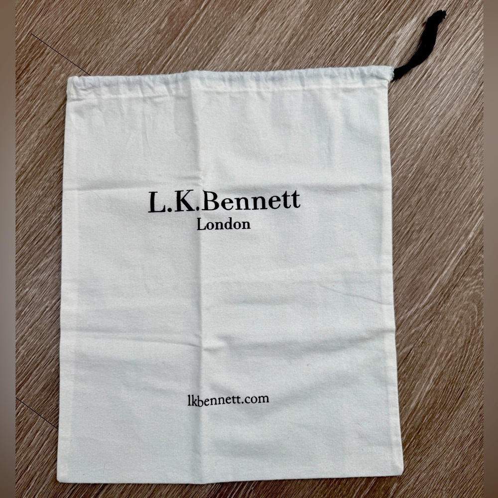 L.K. Bennett 12"w x 14.5"h Drawstring DUST BAG for Shoes/Handbags